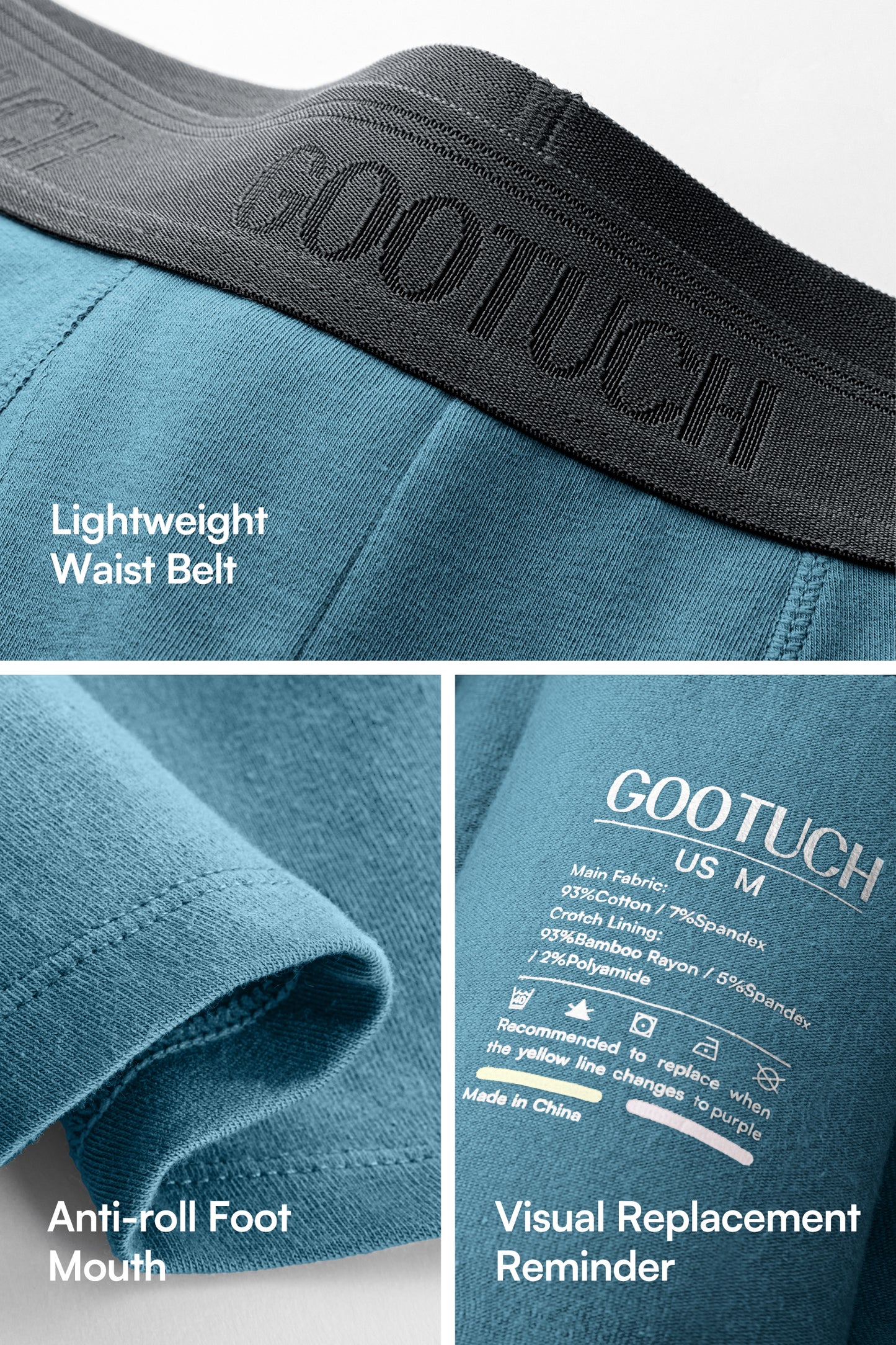 Men's Silver-Ion Tech Cotton Boxer Briefs