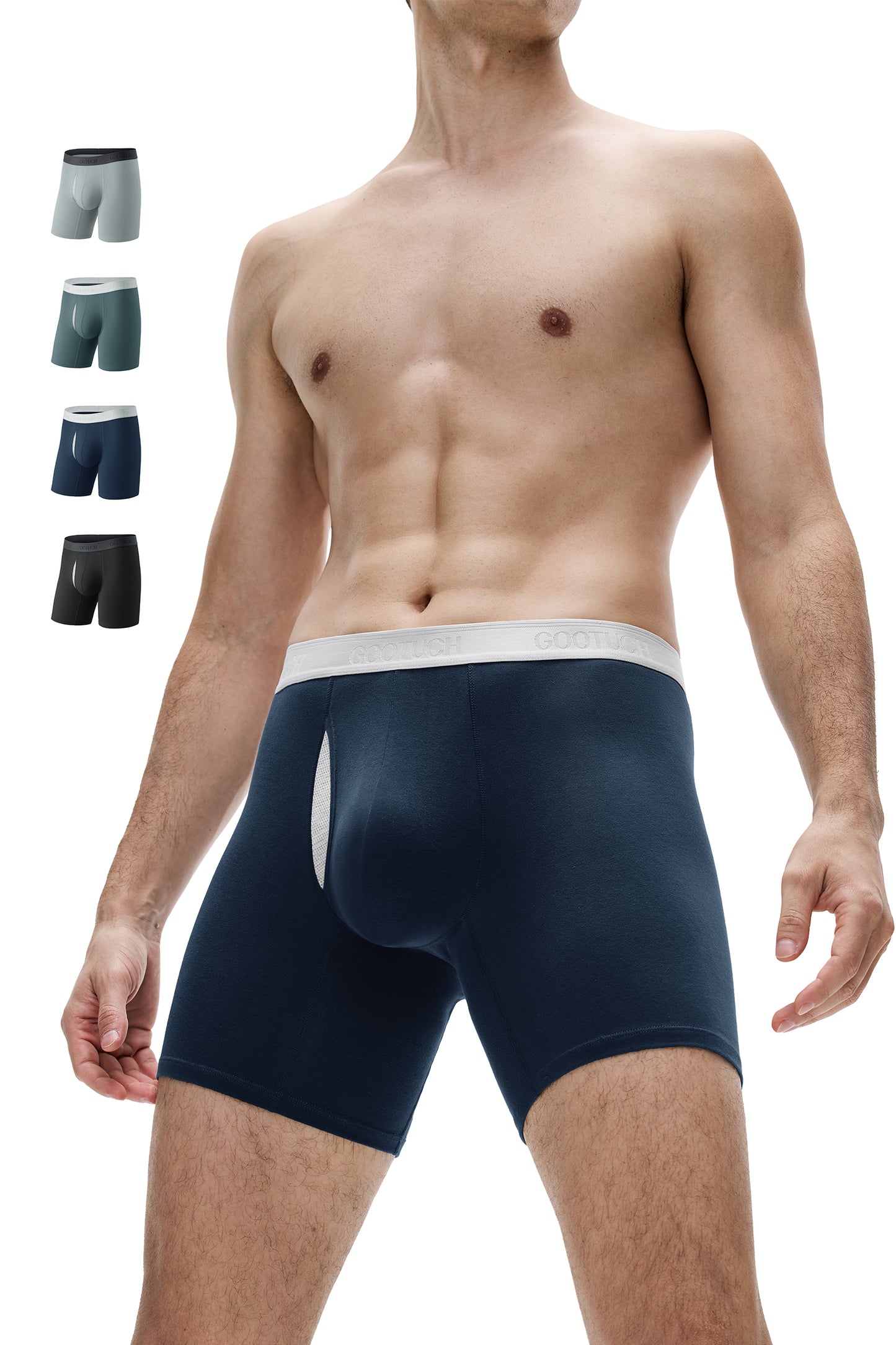 Men's Silver-Ion Tech Cotton Boxer Briefs