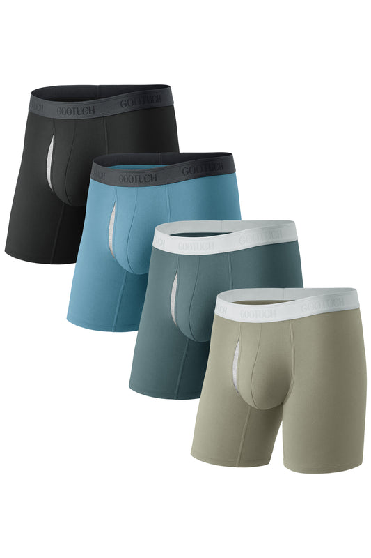 Men's Silver-Ion Tech Cotton Boxer Briefs